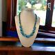 Vintage Navajo Handmade Natural Rough Turquoise Nugget Beaded Necklace