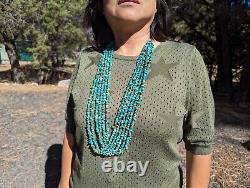 Vintage Navajo Turquoise Nugget Necklace Southwestern Artistry